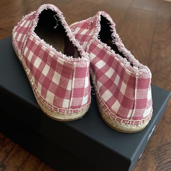 Coach Celina Espadrille With Gingham Print size 10 - Picture 4 of 6